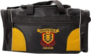 Invincible Hold-All Gym Bag, Breathable Duffle Mesh Bag for Boxing, MMA, Kickboxing, Wrestling & Sports, Waterproof & Rip-Stop Nylon