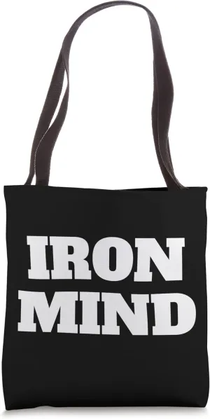 Iron Mind Hustle Hard Build Discipline Mindset Tote Bag