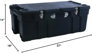 J. Terence Thompson 2851-1B Large 37-by-17-1/2-by-14-Inch Wheeled Storage Trunk