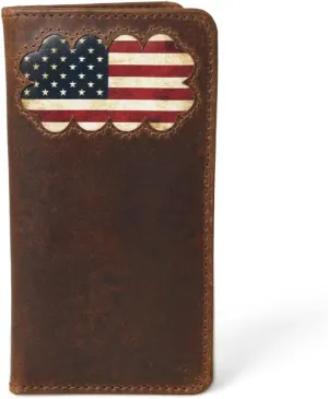 Jajmo Legacy Bifold Genuine Leather Long Vintage Wallet Checkbook Card Case Holder For Men