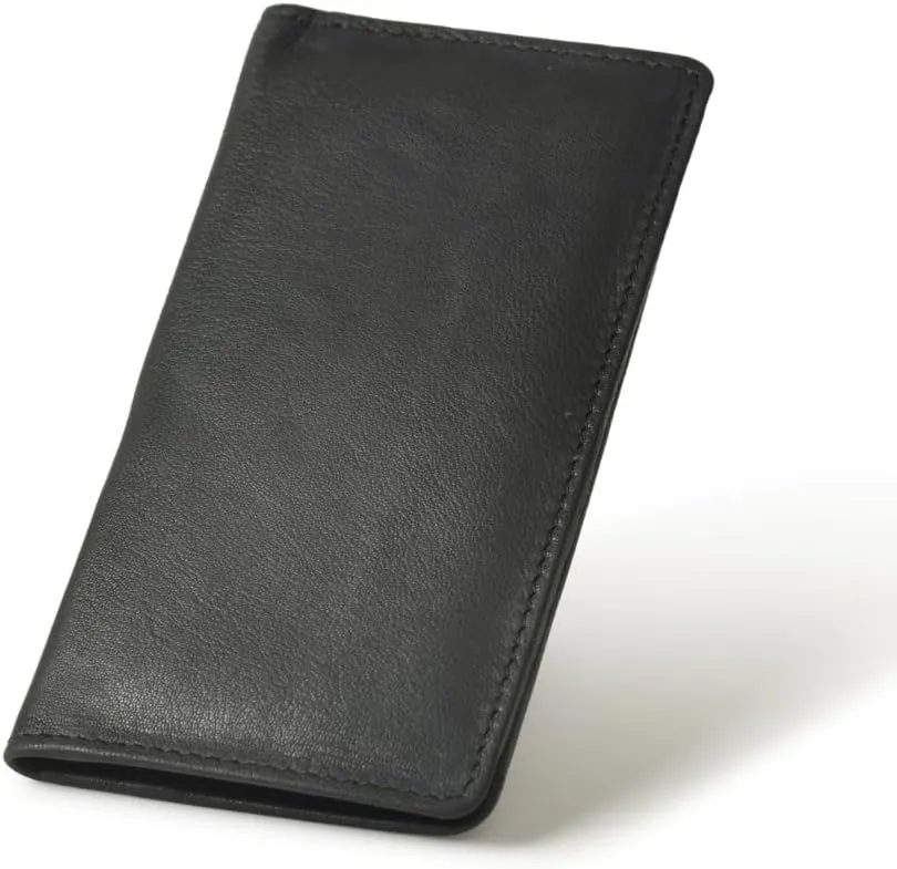 Jajmo Legacy Bifold Genuine Leather Long Vintage Wallet Checkbook Card Case Holder For Men