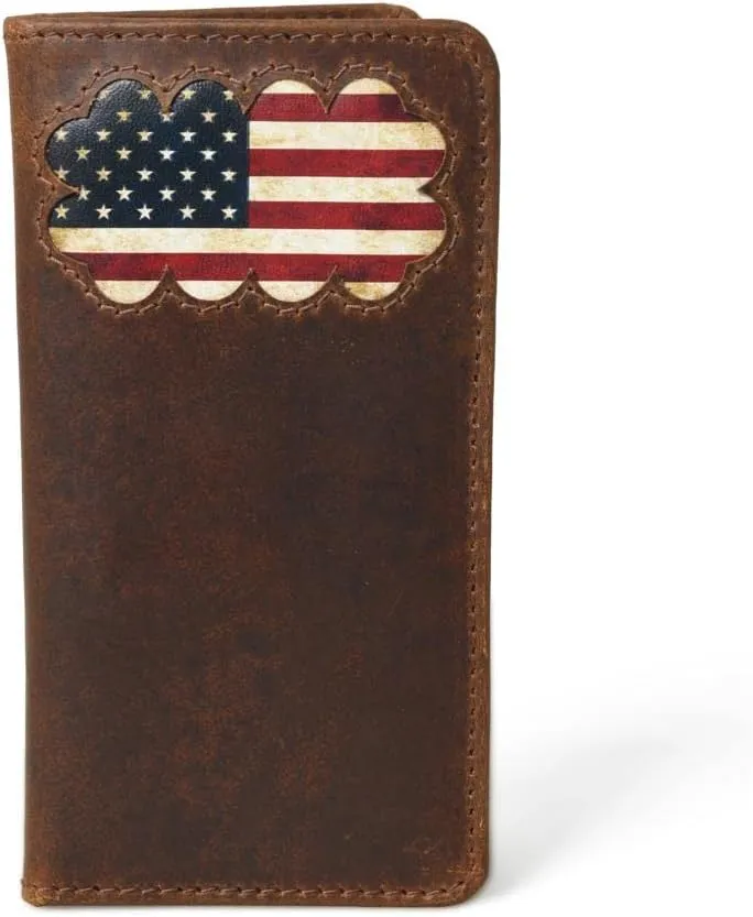 Jajmo Legacy Bifold Genuine Leather Long Vintage Wallet Checkbook Card Case Holder For Men