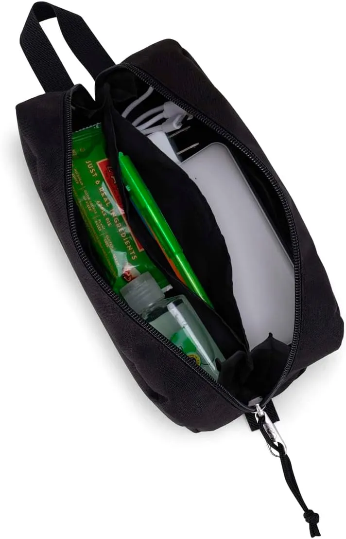 JanSport Perfect Pouch – Accordion Opening, Single Compartment with 3 Dividers, Small Internal Pocket
