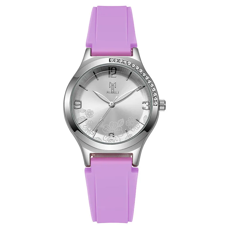 Jelly Silicone Watch Student Minimalist Digital Thin Strap