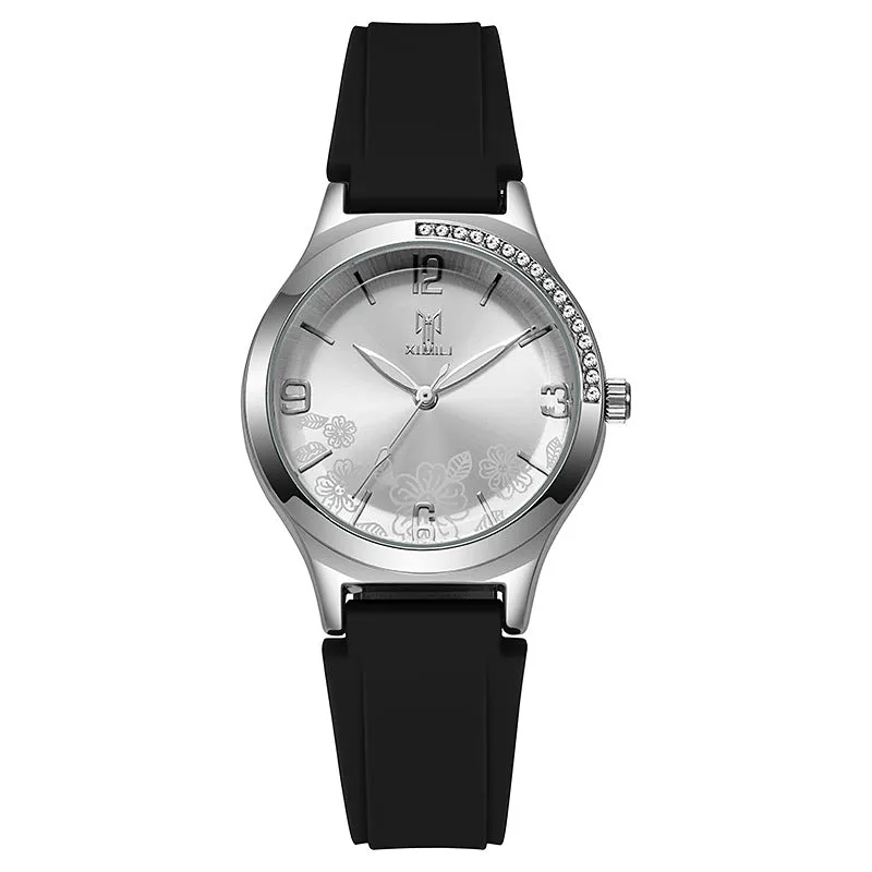 Jelly Silicone Watch Student Minimalist Digital Thin Strap