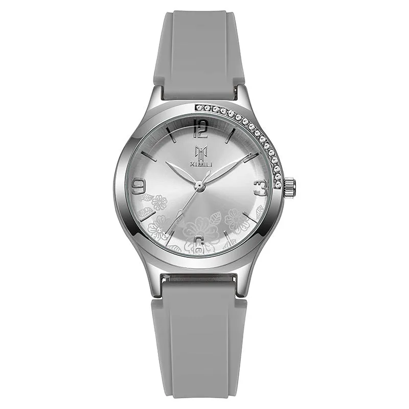 Jelly Silicone Watch Student Minimalist Digital Thin Strap