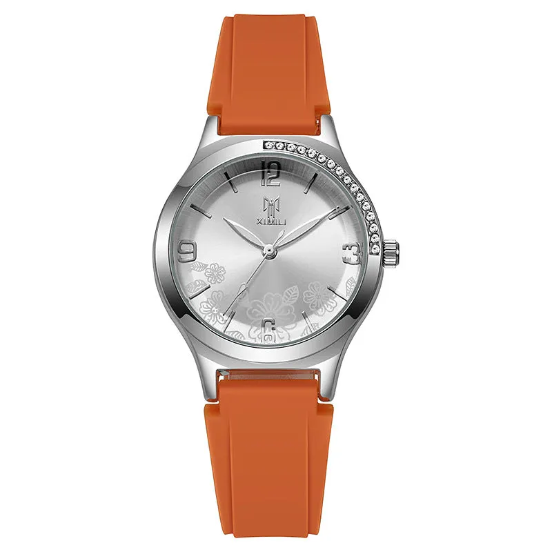 Jelly Silicone Watch Student Minimalist Digital Thin Strap