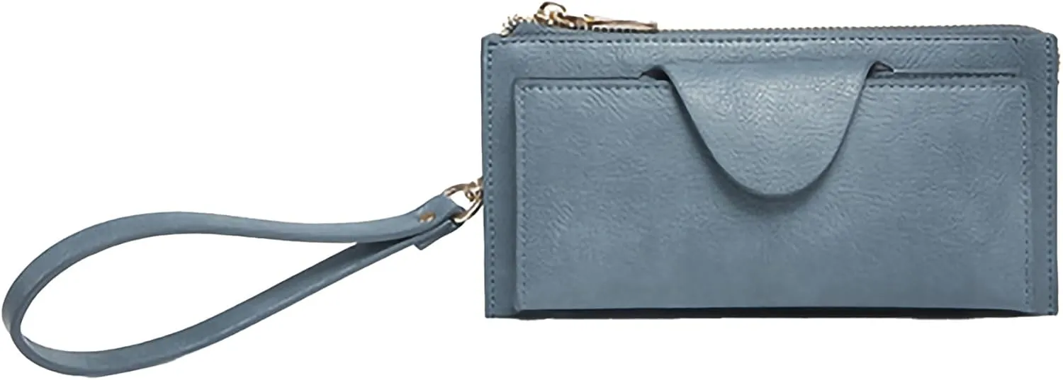 JEN & CO. Kyla RFID Wallet - Women's Vegan Leather Wristlet Purse & Clutch, Credit Card Holder, RFID Safe