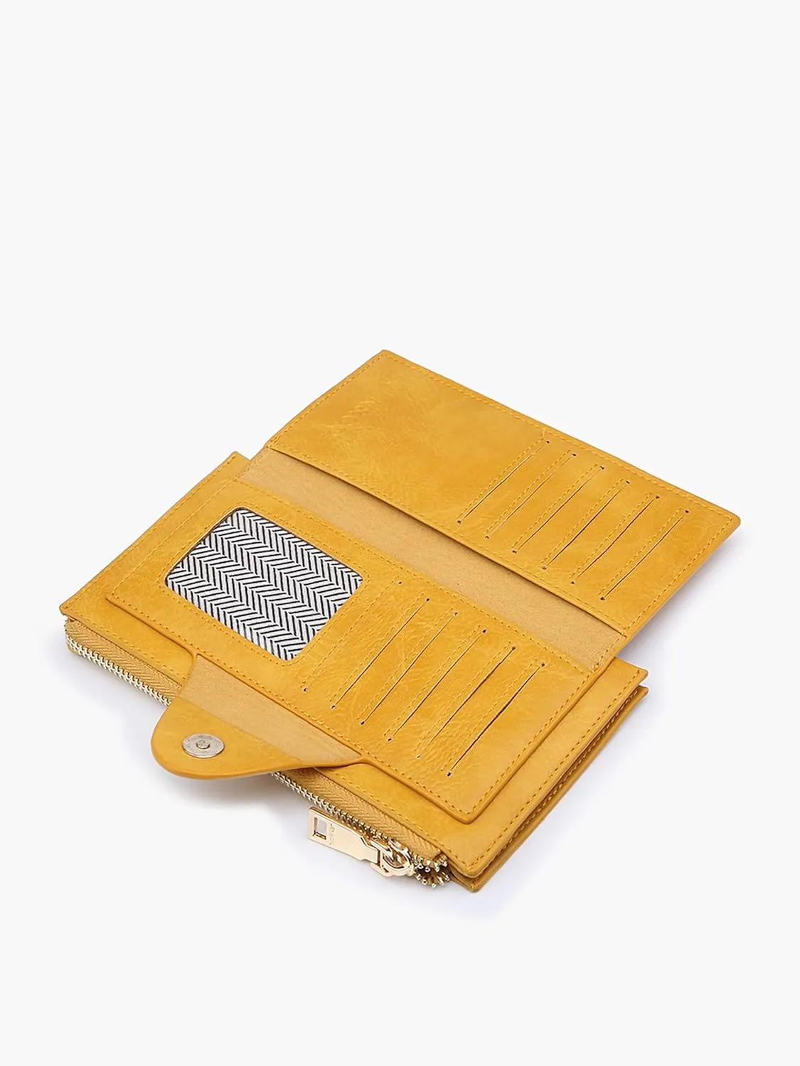 JEN & CO. Kyla RFID Wallet - Women's Vegan Leather Wristlet Purse & Clutch, Credit Card Holder, RFID Safe
