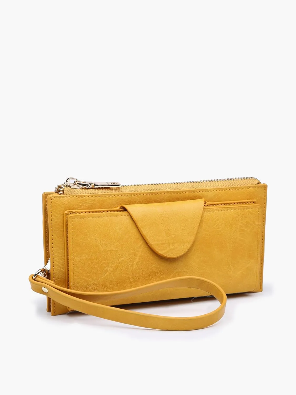 JEN & CO. Kyla RFID Wallet - Women's Vegan Leather Wristlet Purse & Clutch, Credit Card Holder, RFID Safe