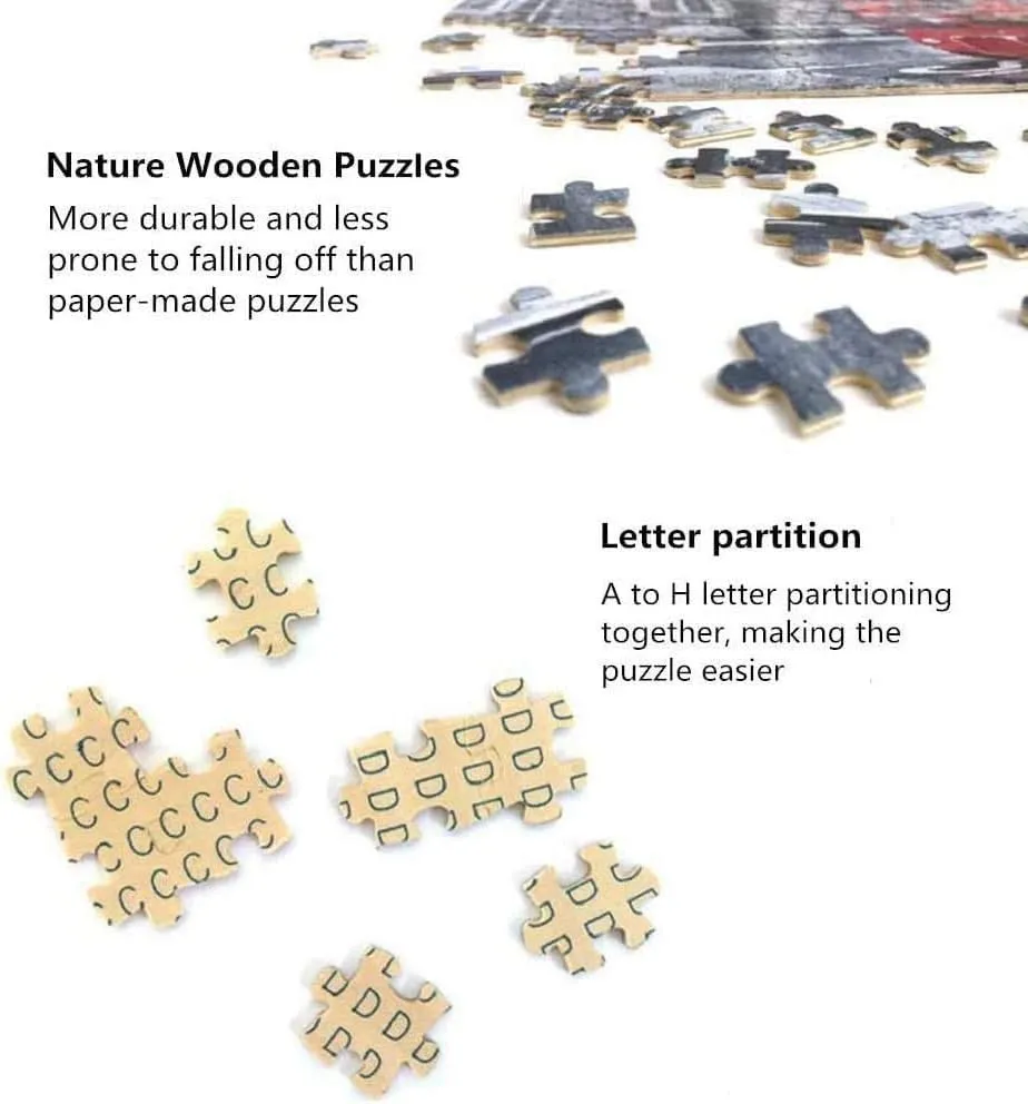 Jigsaw Puzzles Toy Kid Educational Games Brain Challenge Adults Art DIY ﻿Aquarium Water Flows Down Sakura Child Leisure Game Suitable Family Friends 500PCS