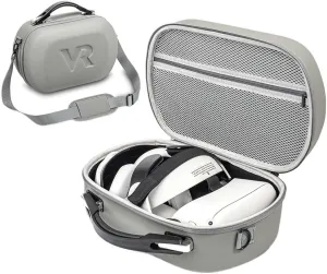 JLANDA Goggles VR Glasses Storage Bag for Meta Quest 3 Waterproof Case Portable Handbag for Oculus Quest 2 VR Accessories