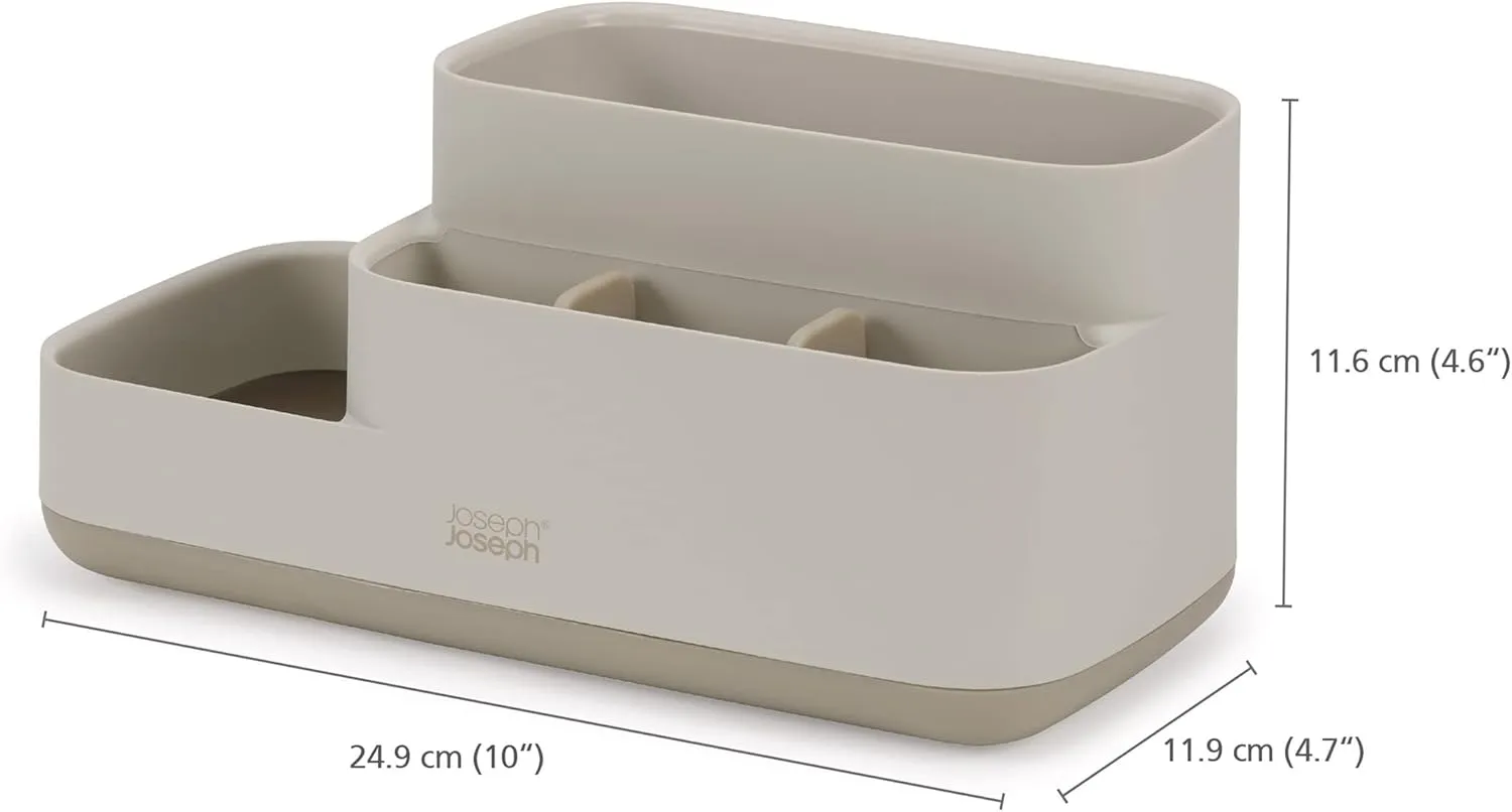 Joseph Joseph EasyStore - Bathroom Storage Caddy Organiser for bathroom accessories - Ecru,