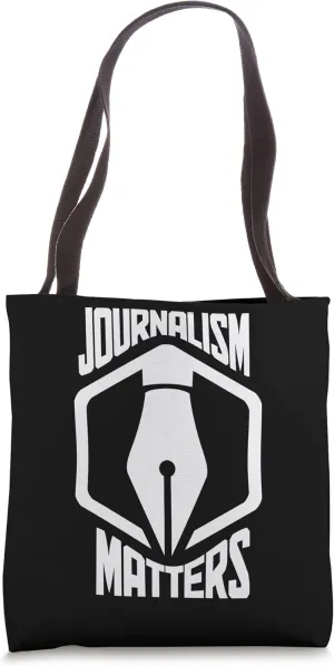 Journalism Matters Press Journalist Job Reporter Tote Bag
