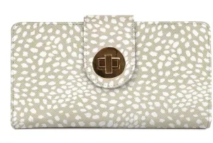 Julia Buxton Vegan Leather Super Wallet Serengeti