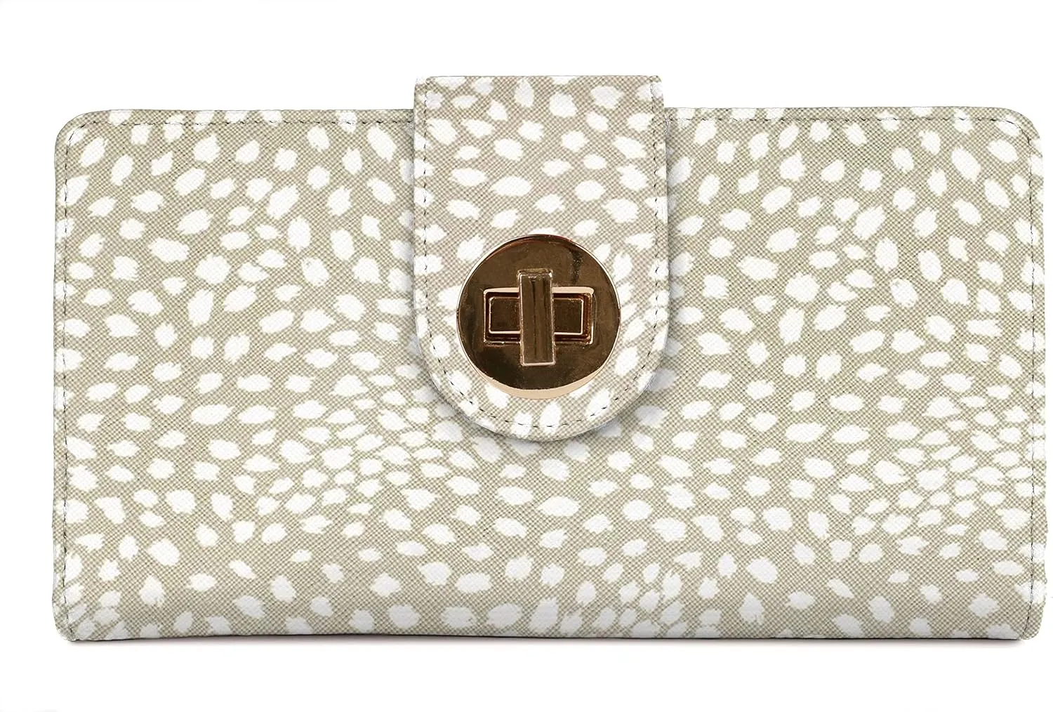 Julia Buxton Vegan Leather Super Wallet Serengeti
