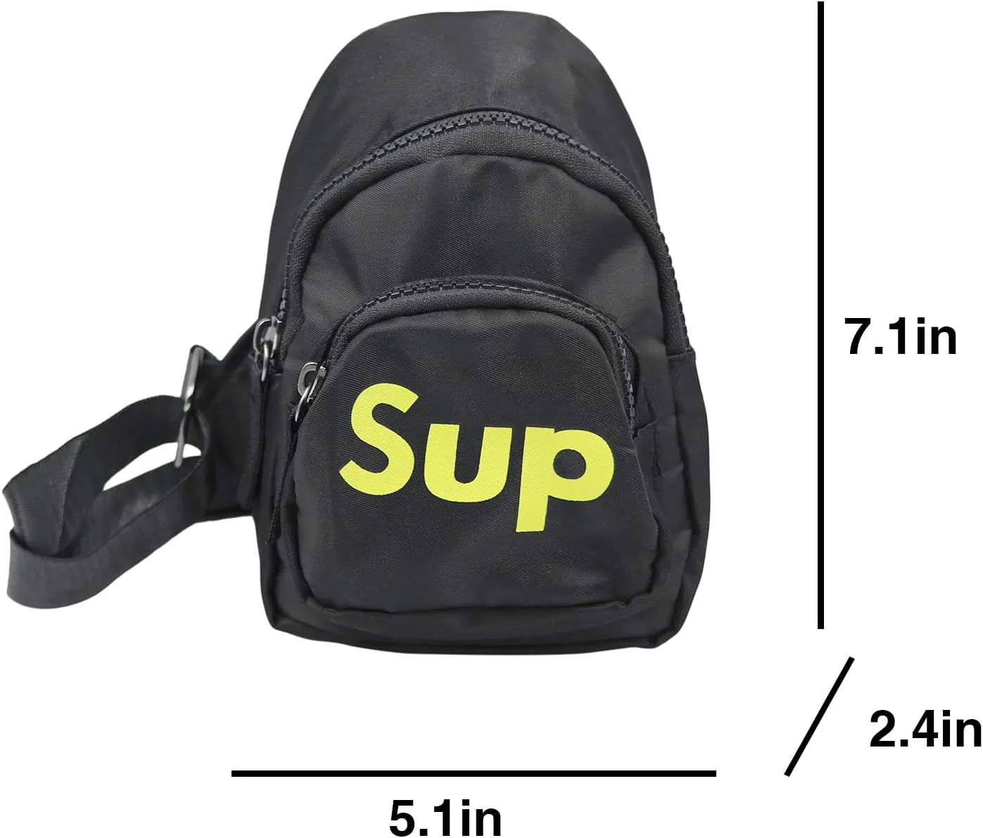 JUMISEE Kids Small Crossbody Chest Bag for Boys Girls, Fashion Lightweight Sling Shoulder Bag Purse Sports Travel Daypack