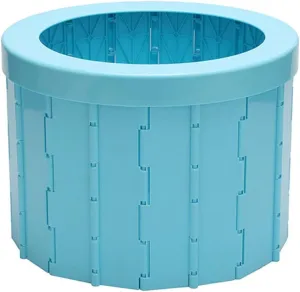 JUSHZ Camping Toilet Portable Toilets for Adults Portable Toilet Outdoor Bags Bucket Indoor Elderly Bedside Travel Vehicle Mounted Portable with Lid Foldable for Car