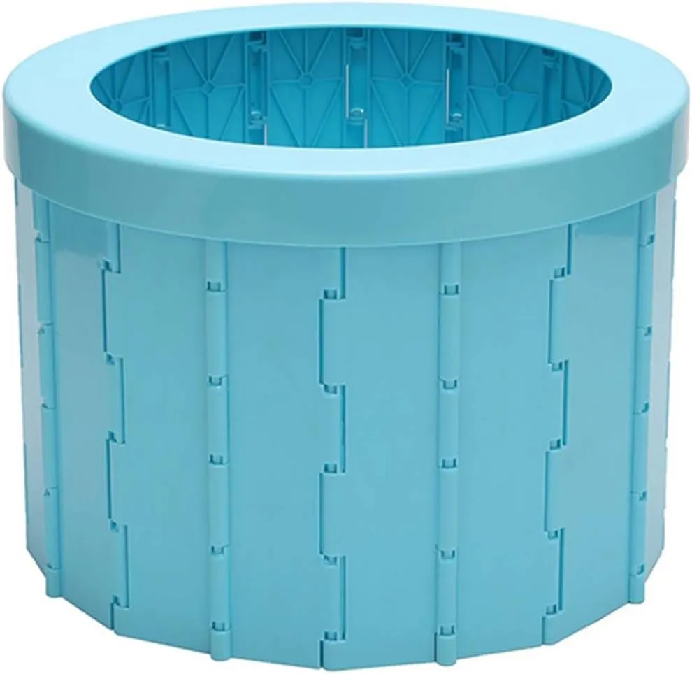 JUSHZ Camping Toilet Portable Toilets for Adults Portable Toilet Outdoor Bags Bucket Indoor Elderly Bedside Travel Vehicle Mounted Portable with Lid Foldable for Car