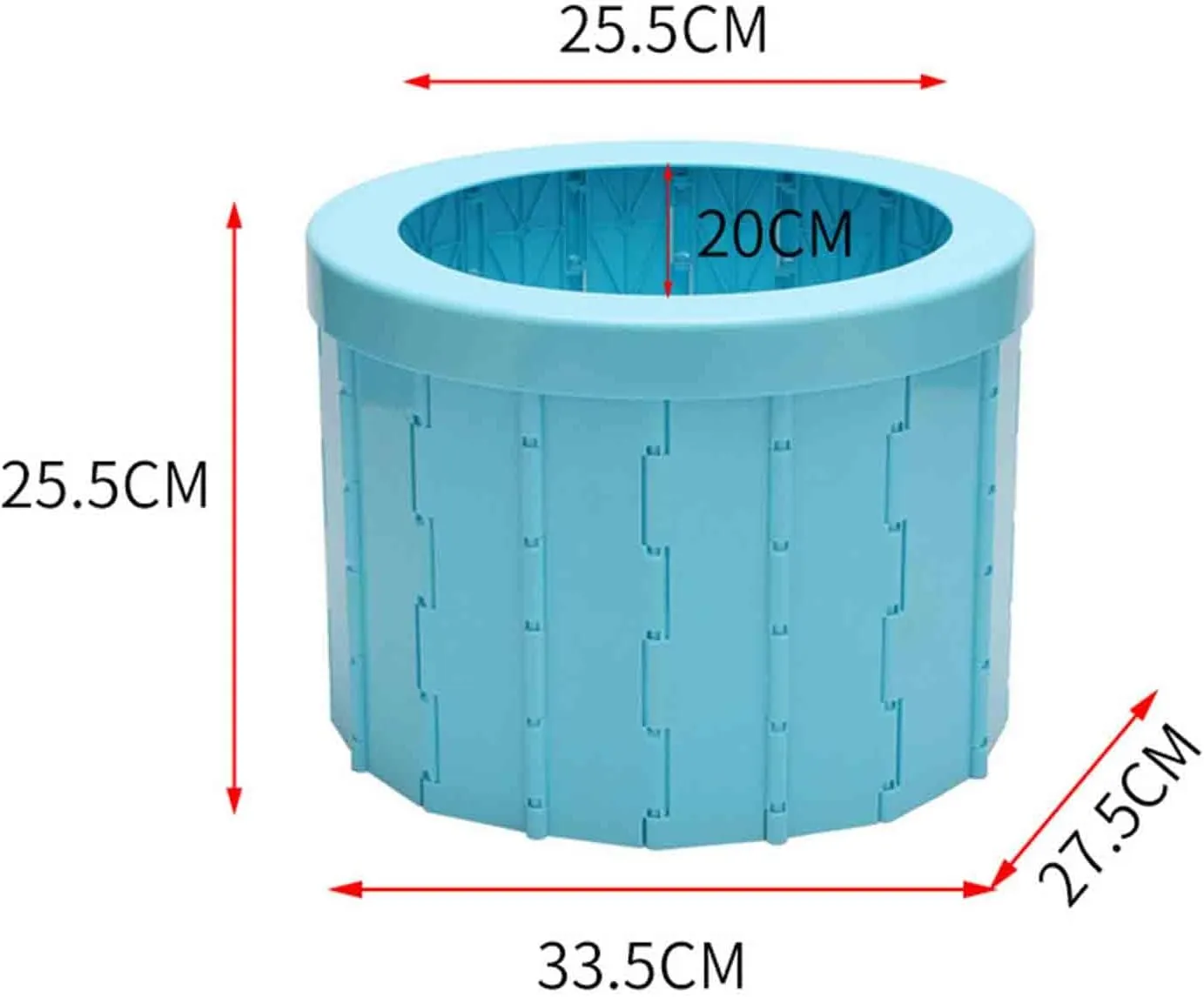 JUSHZ Camping Toilet Portable Toilets for Adults Portable Toilet Outdoor Bags Bucket Indoor Elderly Bedside Travel Vehicle Mounted Portable with Lid Foldable for Car