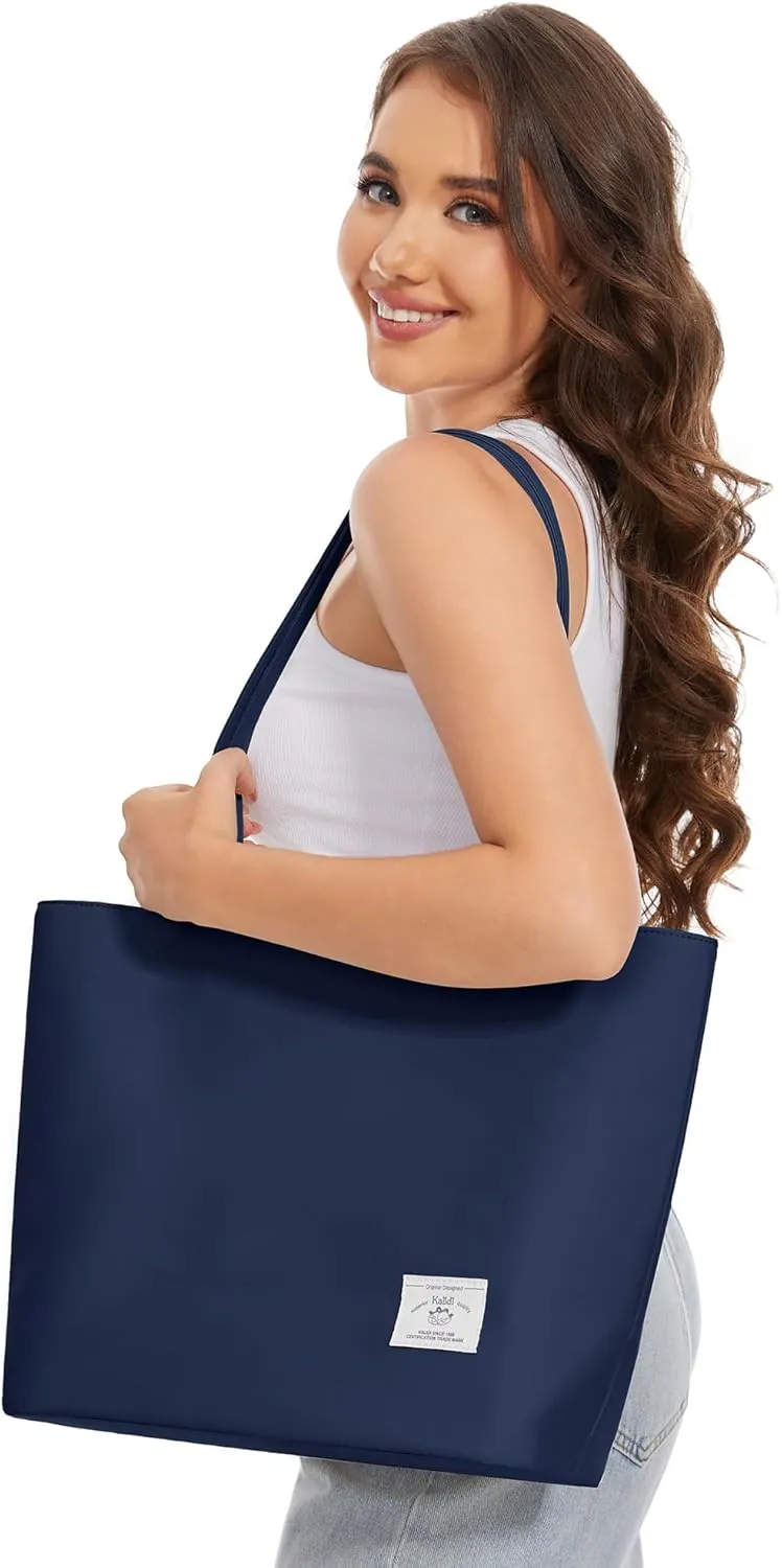 KALIDI Tote Bag for Women Large Waterproof Shoulder Bag Zipper Casual Hobo Handbag Work Shopping Lightweight