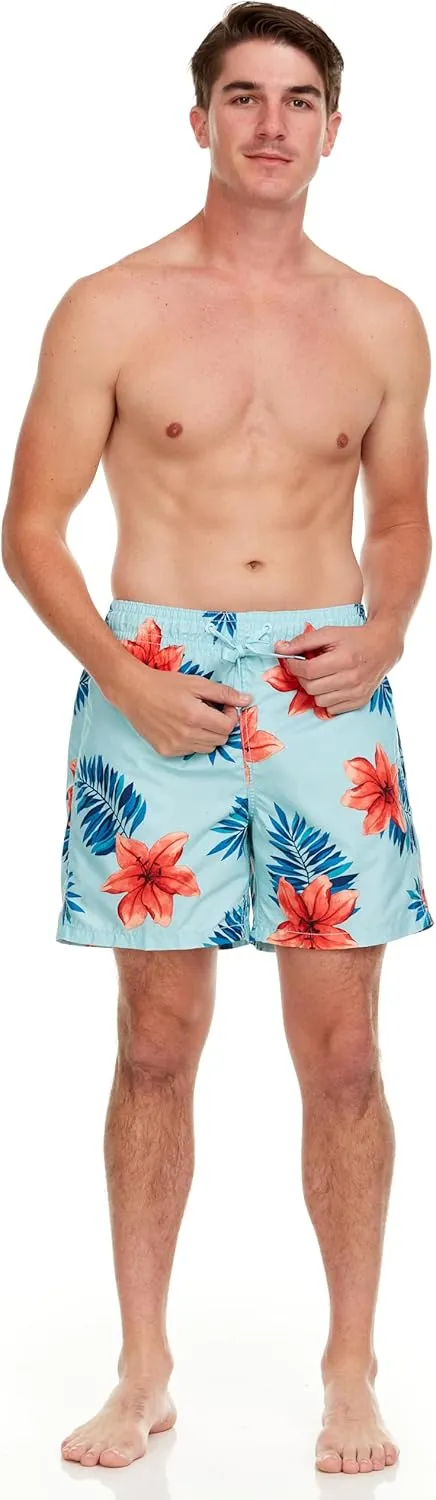 Kanu Surf Men's Monaco Swim Trunks (Regular & Extended Sizes)