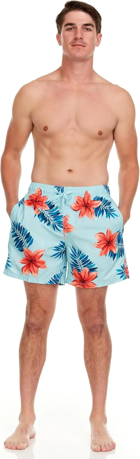 Kanu Surf Men's Monaco Swim Trunks (Regular & Extended Sizes)