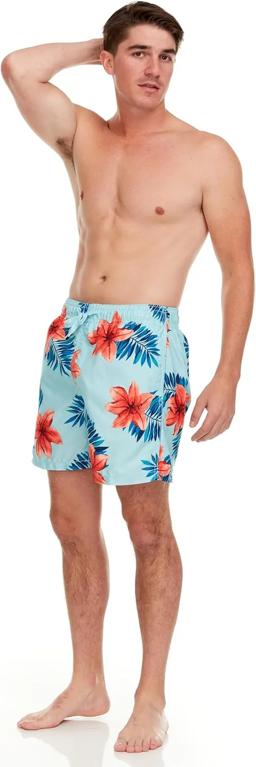 Kanu Surf Men's Monaco Swim Trunks (Regular & Extended Sizes)