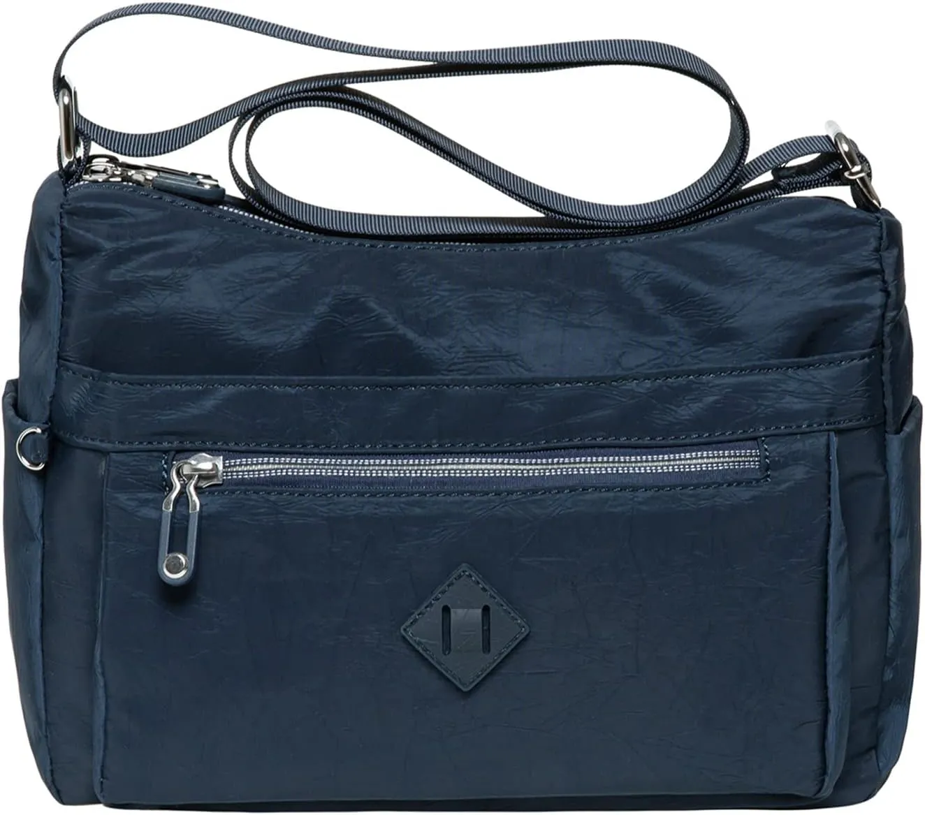 KAUKKO Women Crossbody Bag Handbag Lightweight Shoulder Purse Nylon Multi Pocket Crossbody Bag Ladies Travel Handbag