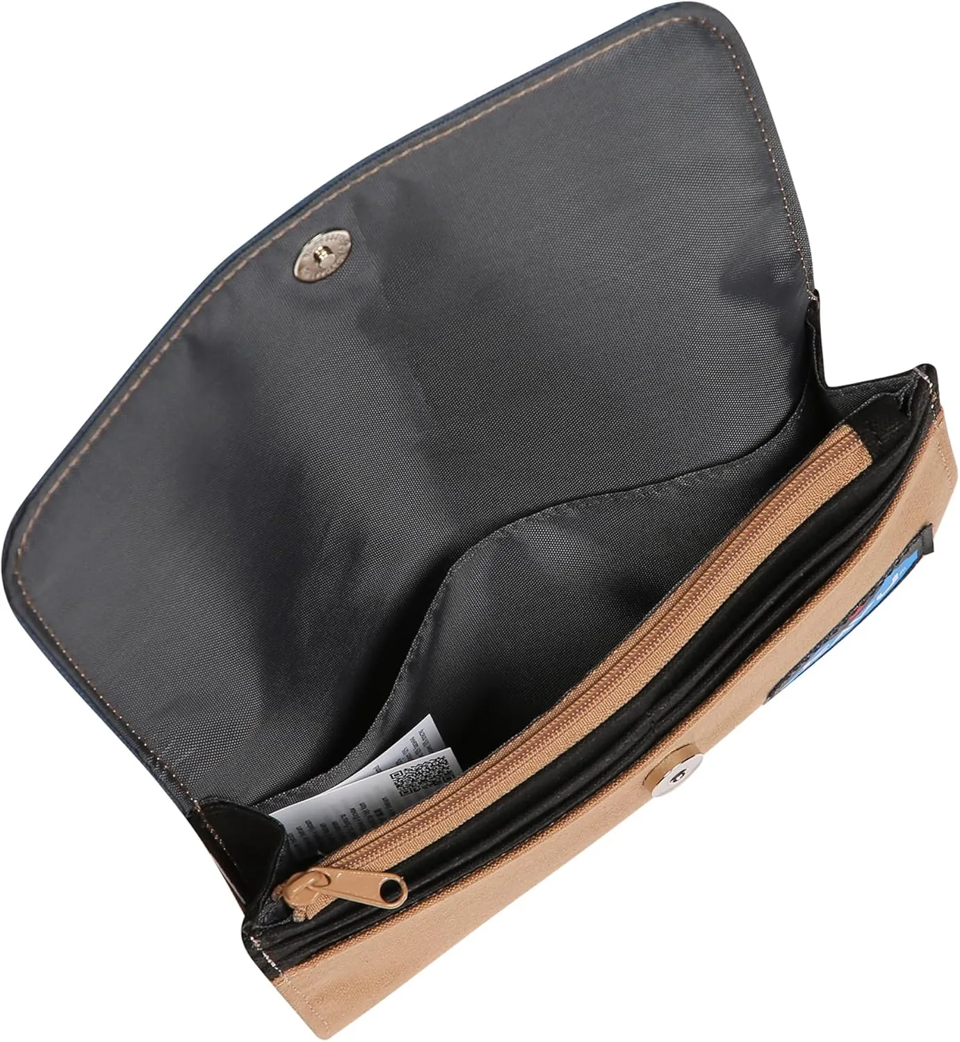 KAVU Islamorada Crossbody Bi Fold Wallet with Rope Strap