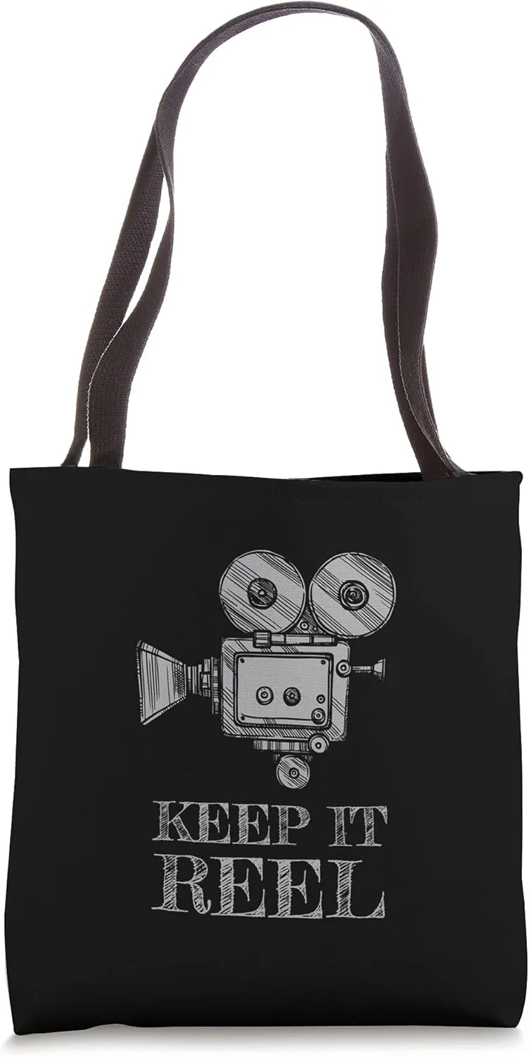 Keep It Reel for Film Fans, Film Students and Filmmakers Tote Bag