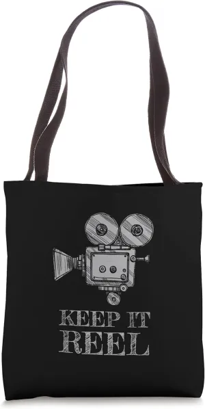 Keep It Reel for Film Fans, Film Students and Filmmakers Tote Bag