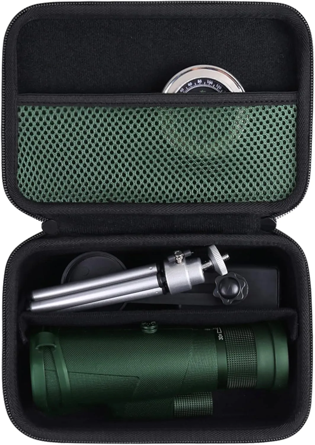 Khanka Hard Monocular Telescope Storage Box Holder Carrying Case Replacement for Gosky 12x55, Titan 12X50/ Pankoo 40x60, 16x52, 12x50/ Wingspan Optics 12x50 High Powered Monocular Telescope, Case Only