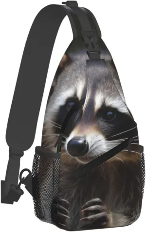KHiry Sling Bag for Women Men Crossbody Bag Small Sling Backpack Softball Chest Bag Hiking Daypack