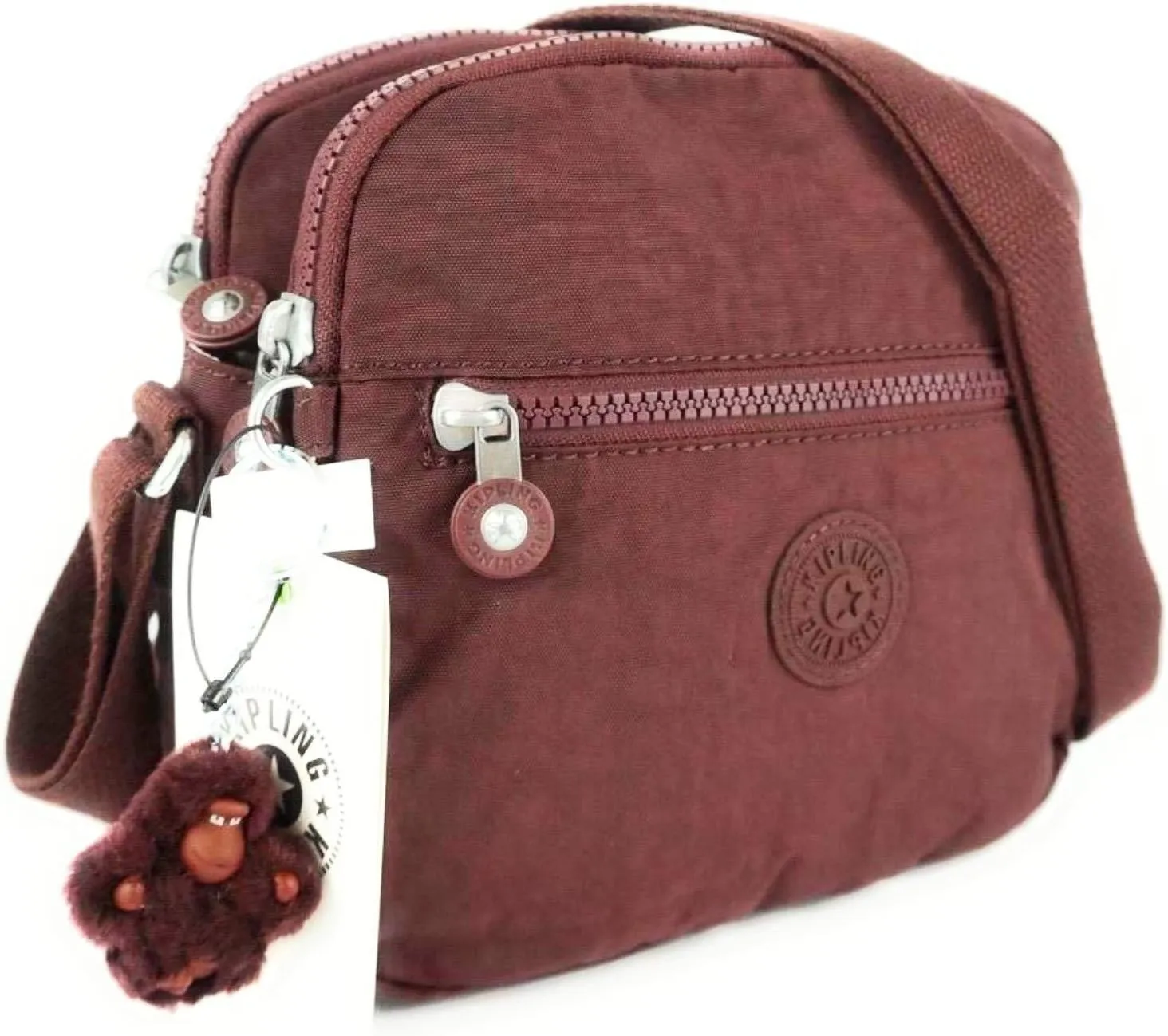Kipling Women’s Keefe Crossbody, Lightweight Everyday Purse, Nylon Shoulder Bag