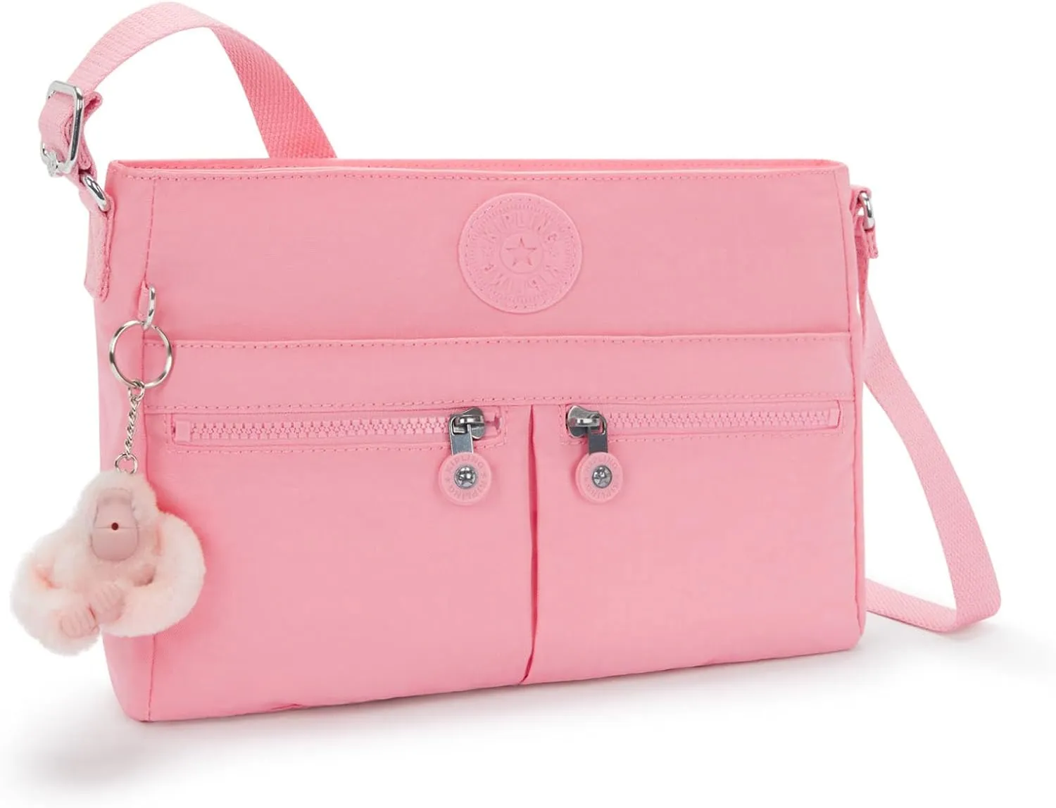 Kipling Women's New Angie Crossbody Handbag, Lightweight Crossbody Bag, Nylon Travel Bag