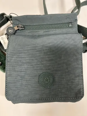 Kipling Women's New Eldorado Minibag, Lightweight Crossbody, Nylon Travel Bag, Light Aloe Tonal
