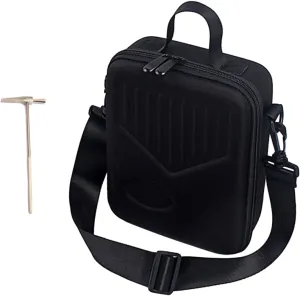 Kisangel Black Storage Bag Thumb Piano Shoulder Bag Handle Portable Carry Case for Travel