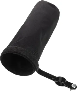 Kisangel Drumstick Organizer Bag Durable Cloth Drumstick Holder with Clamp for Easy Portability Safeguards Drumsticks for Percussion Instruments and Accessories