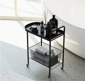 Kitchen Cart Storage Cart Simple Bedside Table Mini Mobile Coffee Table Storage Cart Kitchen Bathroom Cart