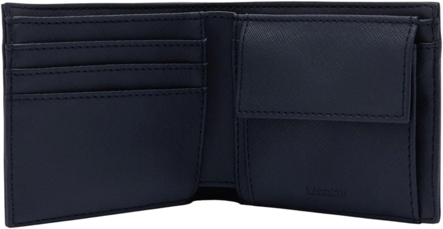 Lacoste Men's Classic Medium Billfold Coin Wallet