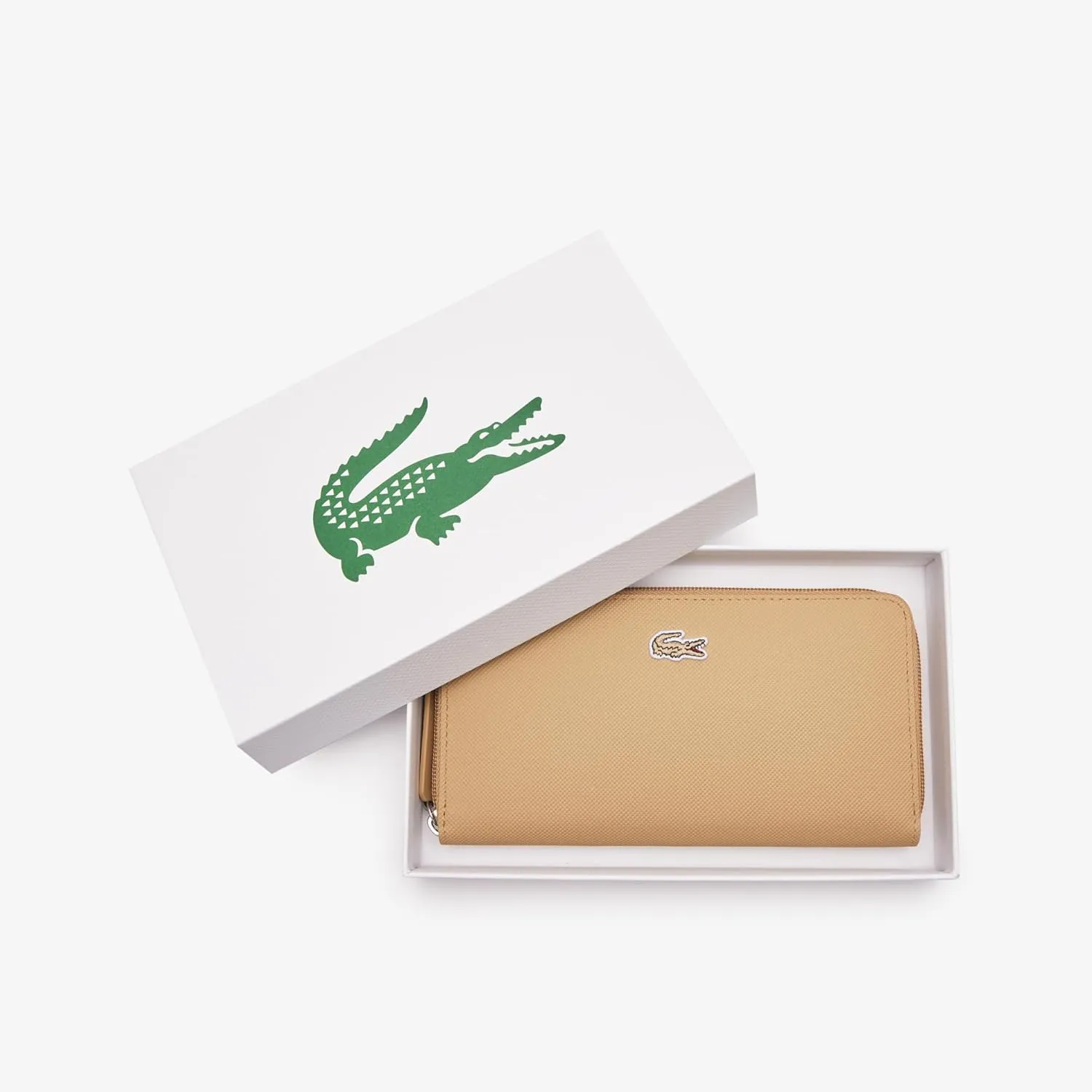 Lacoste womens WOMEN L.12.12 CONCEPT FANTAISIE MEDIUM ZIP WALLET