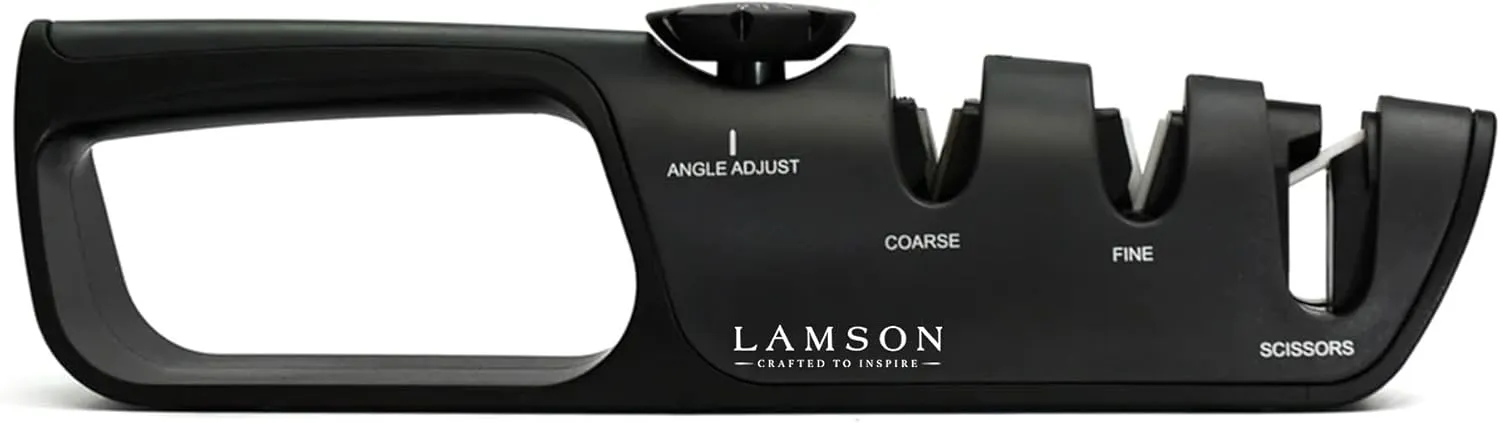 Lamson Adjustable Handheld Knife Sharpener