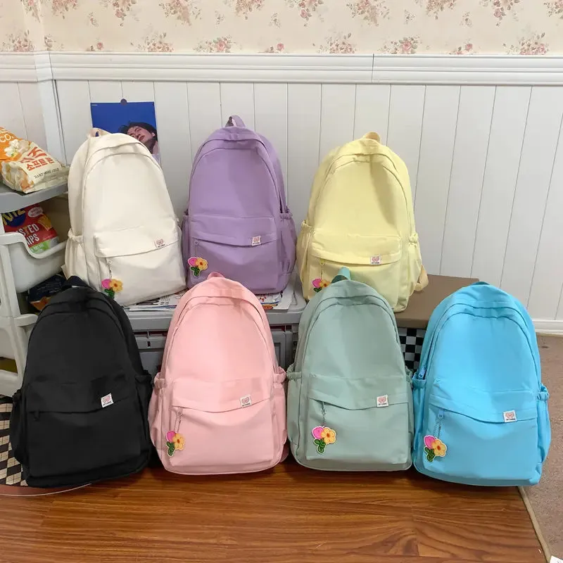 Large Capacity Minimalist Student Backpack for Girls