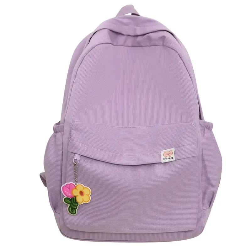 Large Capacity Minimalist Student Backpack for Girls