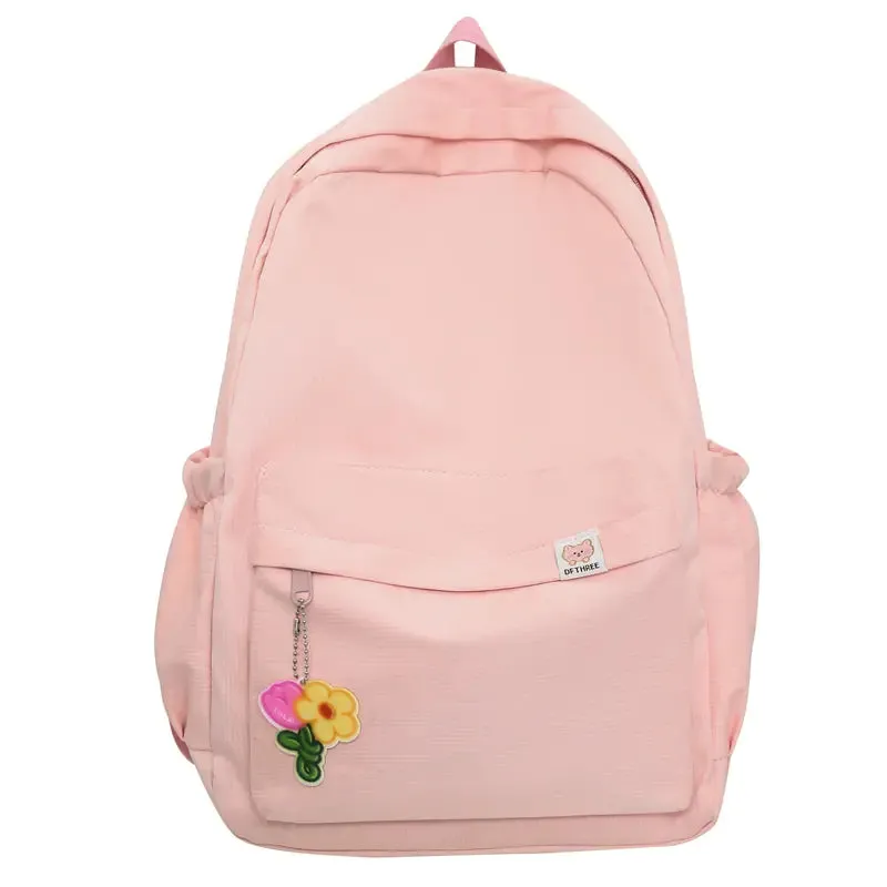 Large Capacity Minimalist Student Backpack for Girls