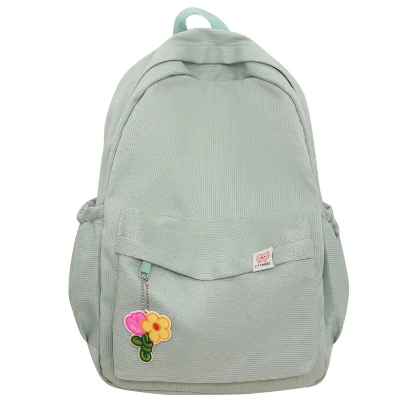 Large Capacity Minimalist Student Backpack for Girls