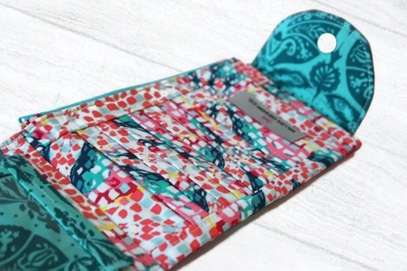 Large Ladies Wallet with Cork Flap