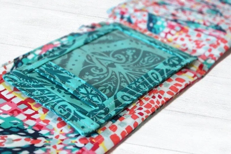Large Ladies Wallet with Cork Flap