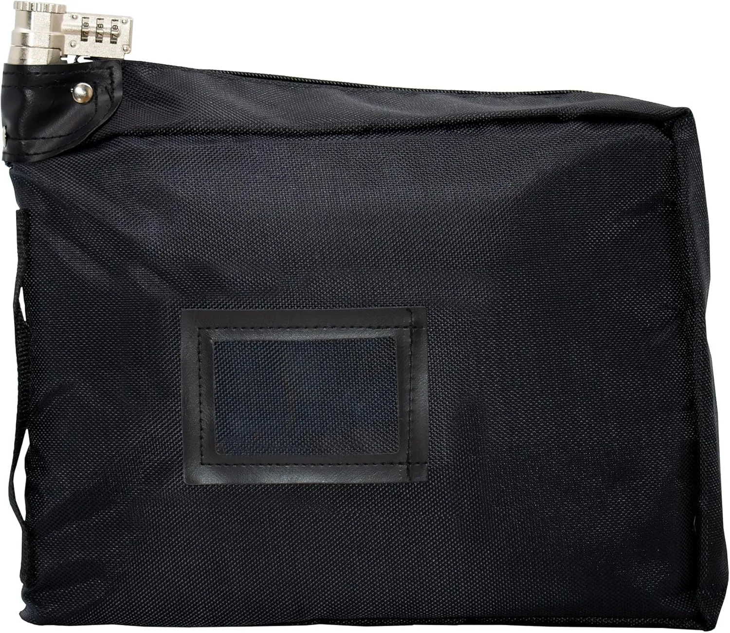 Large Medicine Bag Includes Pill Box and Removable Clear Bags, Combination Lock,12 x 10 x 2 Inch (Black)